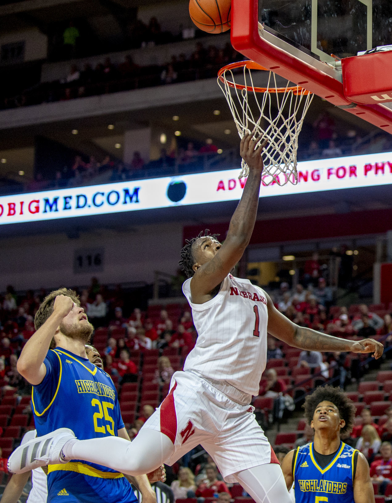 Nebraska basketball vs. UC Riverside, 11.5